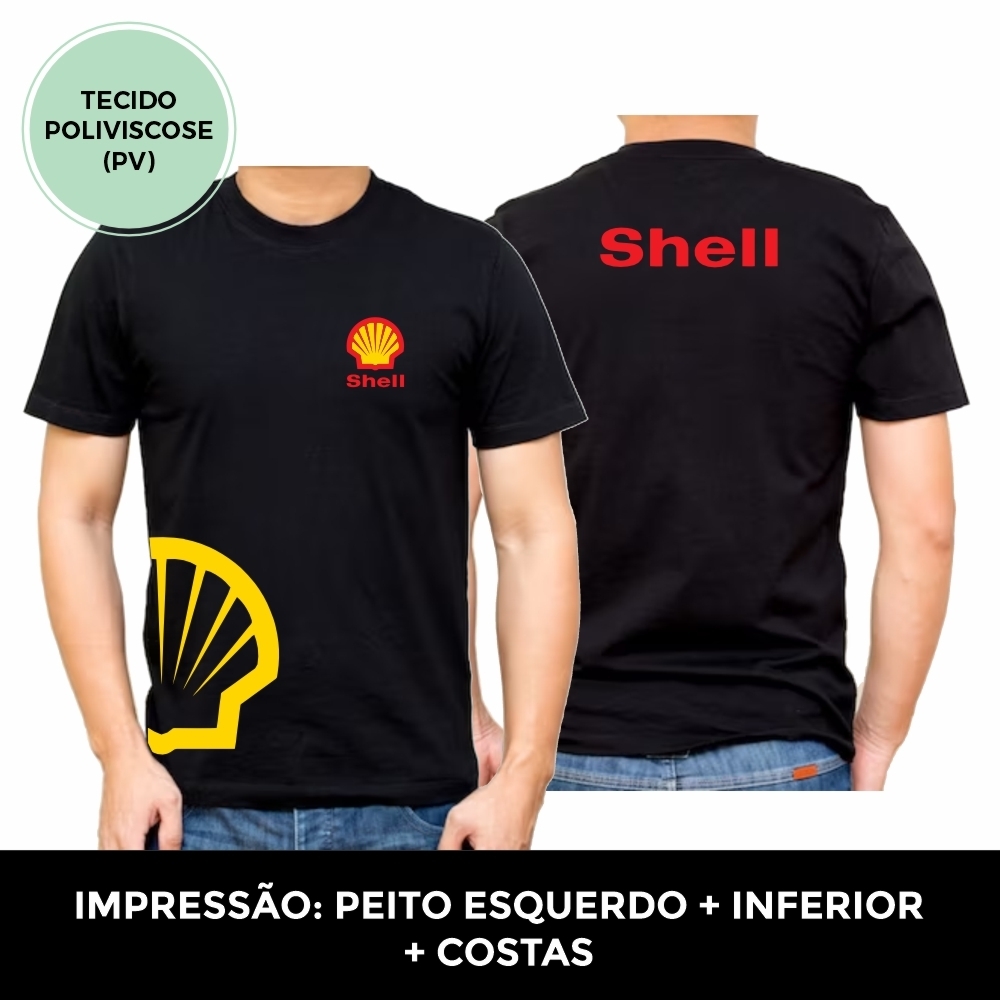 Camiseta Poliviscose (PV) - IMPRESSÃO PEITO + INFERIOR + COSTAS-PV107